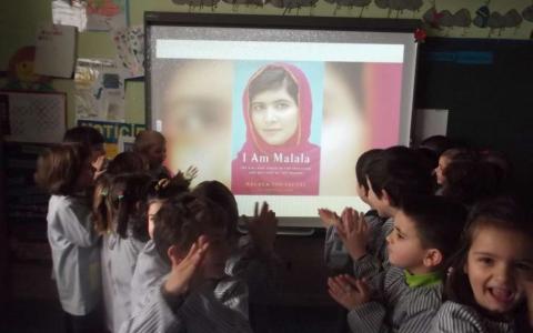Malala com a referent de pau